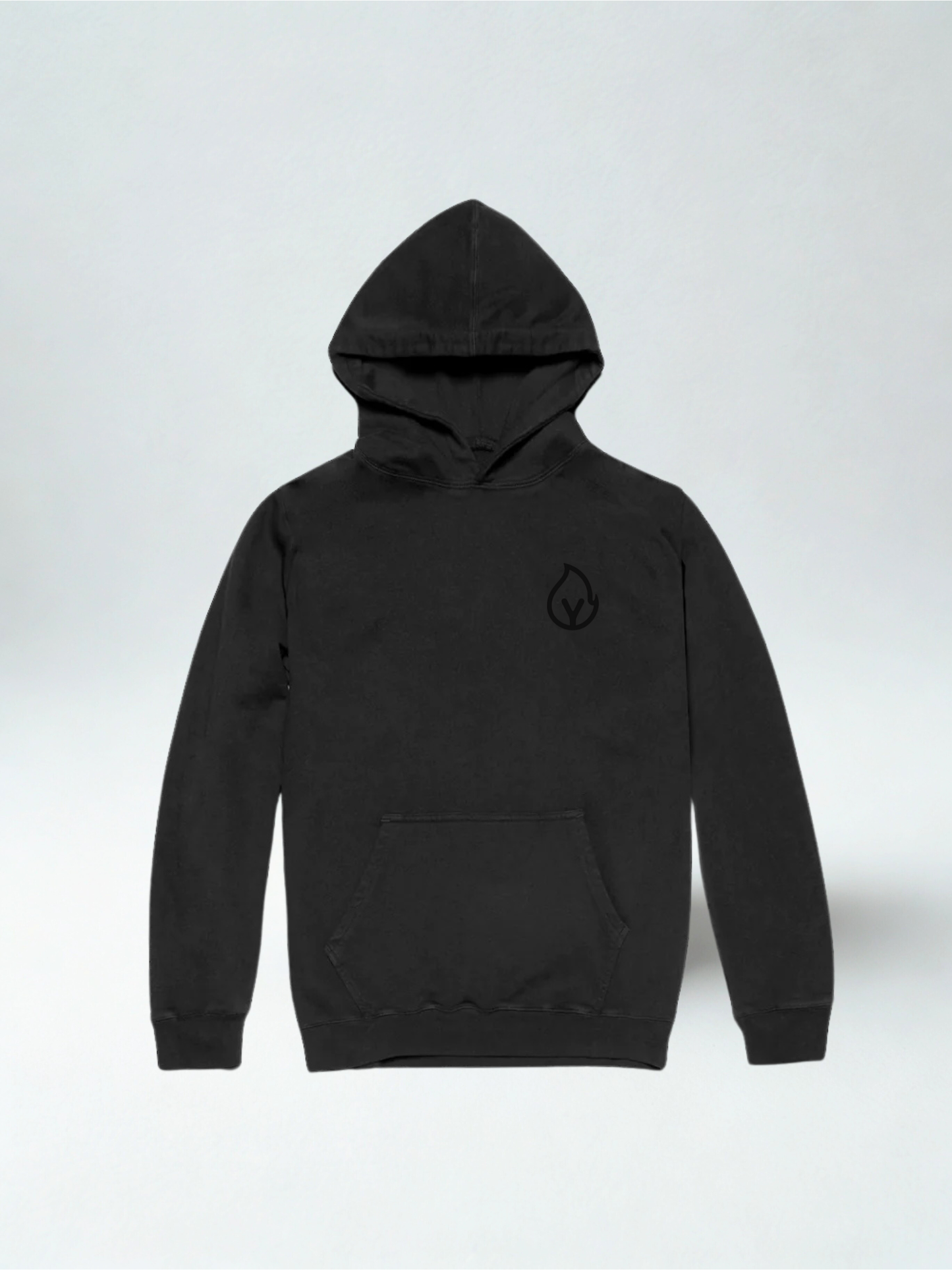 z. Sera Hogar Black Hoodies Embroidered