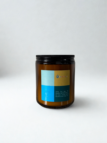 Rose & Labdanum Scented Candle