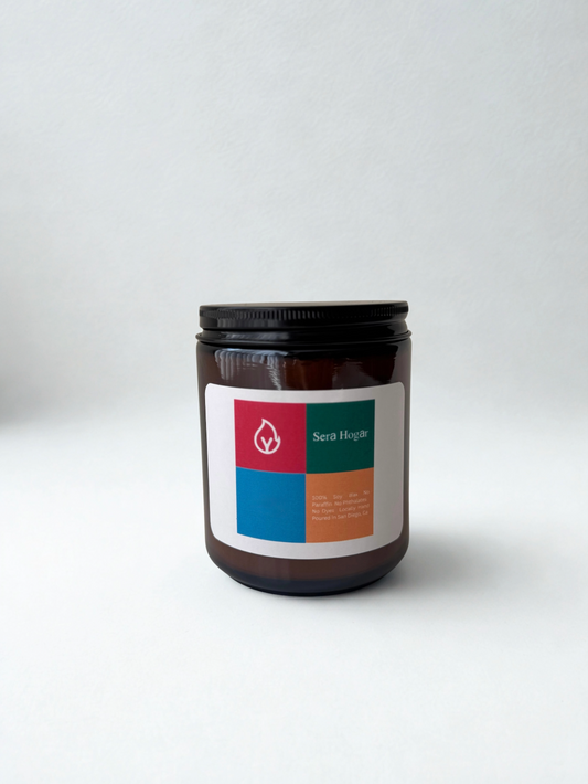 8oz Cherry Tobacco Scented Candle