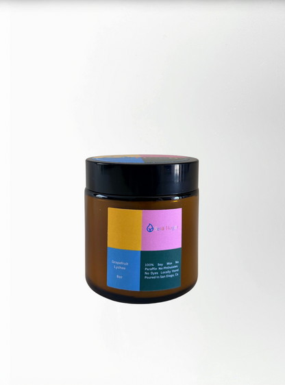 Grapefruit Lychee Scented Candle