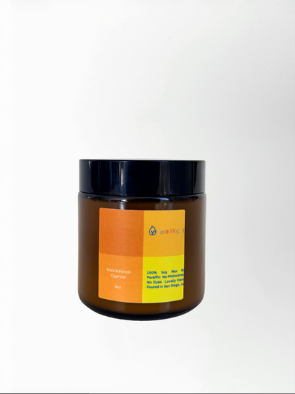 Yuzu & Hinoki Cypress Scented Candle
